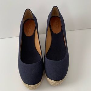 Brand Nee J. Crew Espadrilles Wedges in Canvas